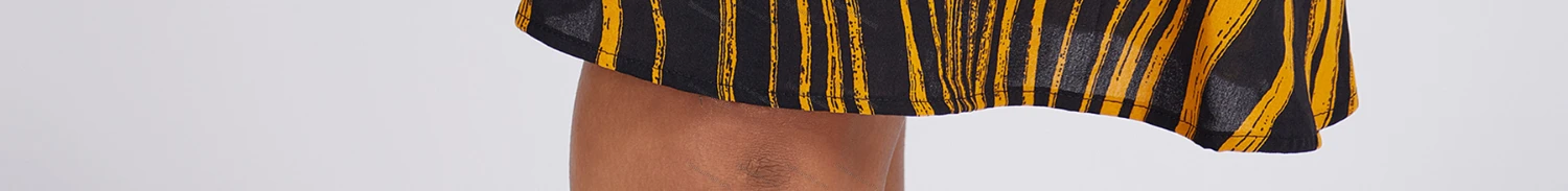 Wholesale Women's Casual Hollow Out Bat Sleeve Striped Loose Fit Dress 719# - Liuhuamall