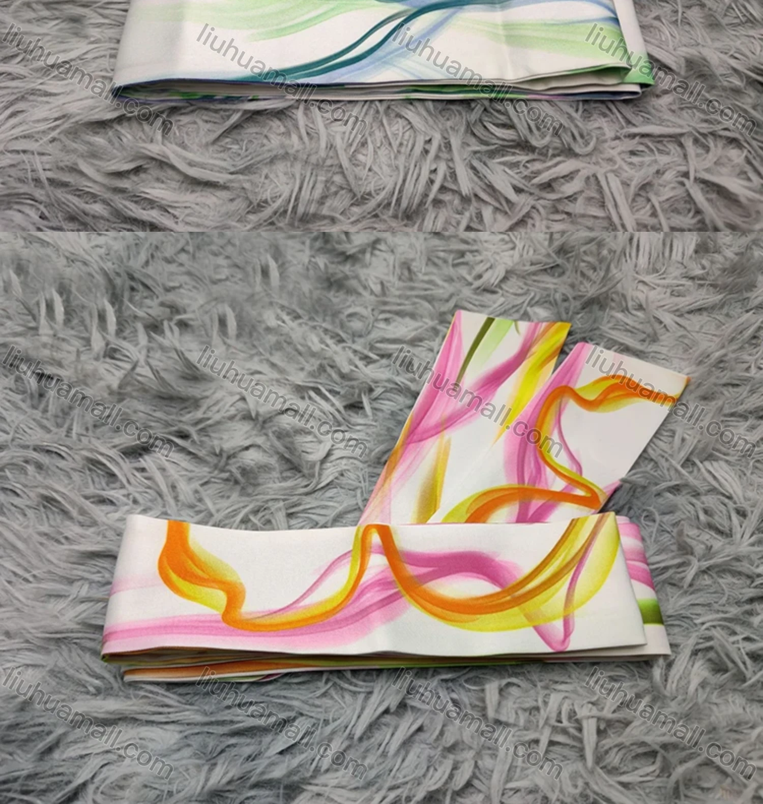 Wholesale Women's Muslim Islamic Lapel Abstract Embroidered Long Sleeve Maxi Dress With Belt AB296# - Liuhuamall