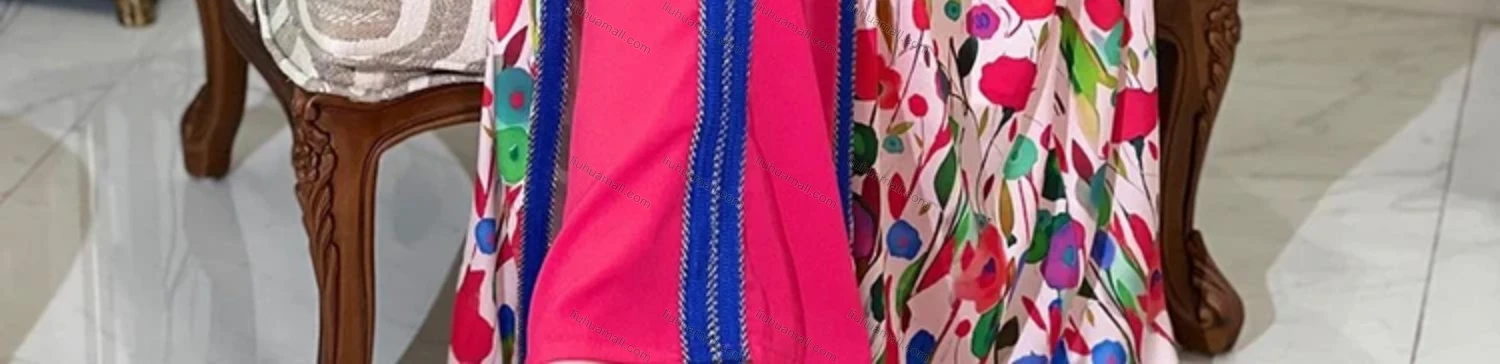 Wholesale Women's Arabic Muslim Islamic Dubai Long Sleeve Embroidered Robe Cardigan & Dress 2-piece AB314# - Liuhuamall