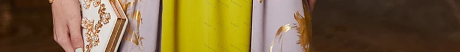 Wholesale Women's Elegant Muslim Islamic Bronzed Print Splicing Ruched Rhinestone Robe Dress BA3154# - Liuhuamall