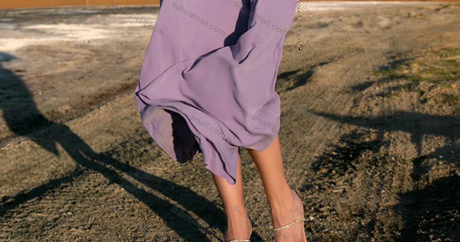 Wholesale Women's Muslim Islamic Sweetheart Neck Lace Sleeve Rhinestone Dress BA7034# - Liuhuamall