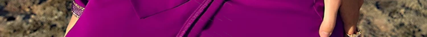 Wholesale Women's Muslim Islamic V Neck Wrap Ruffle Trim Rhinestone Dress BA7069# - Liuhuamall