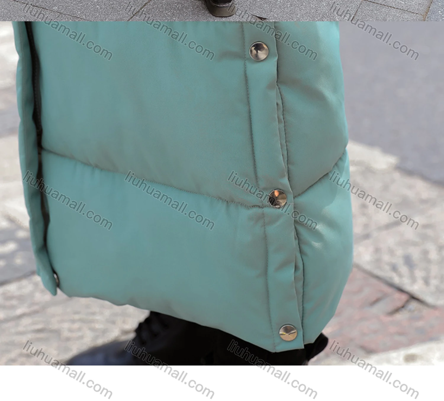 Wholesale Women's Casual Hooded Zipper Front Pockets Split Side Fleece Lined Coat 805# - Liuhuamall