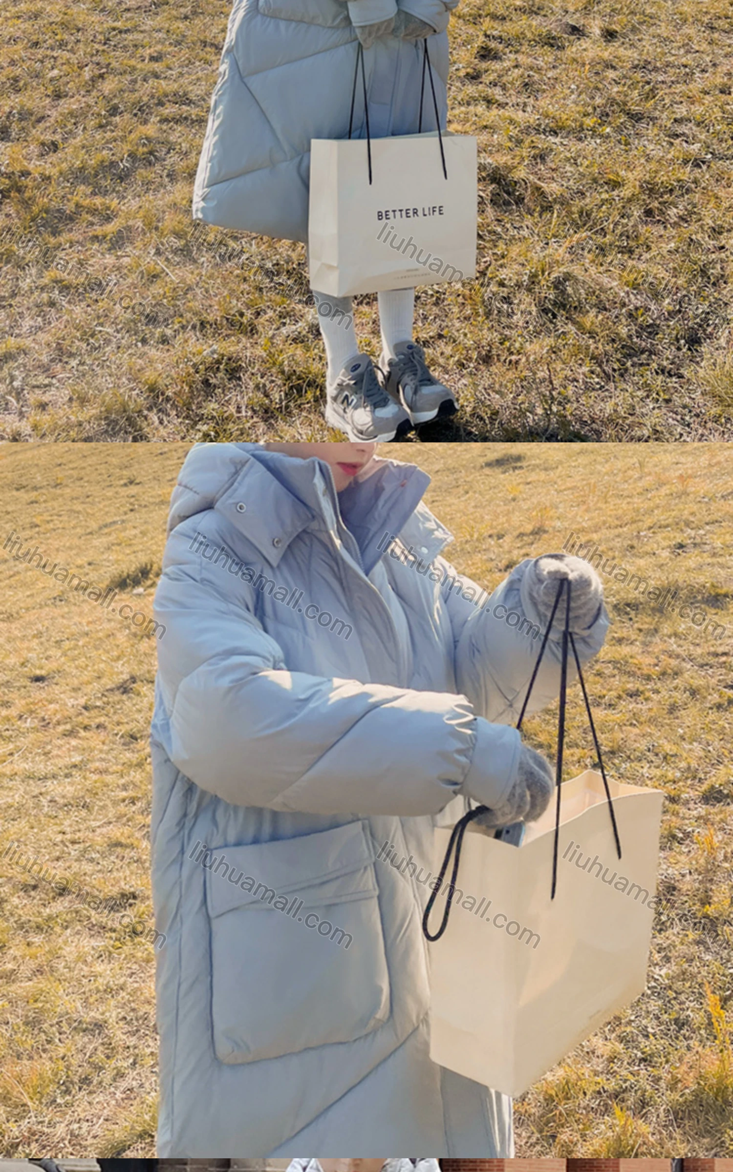 Wholesale Women's Casual Hood Zipper Front Pockets Thermal Lined Coat 22213# - Liuhuamall