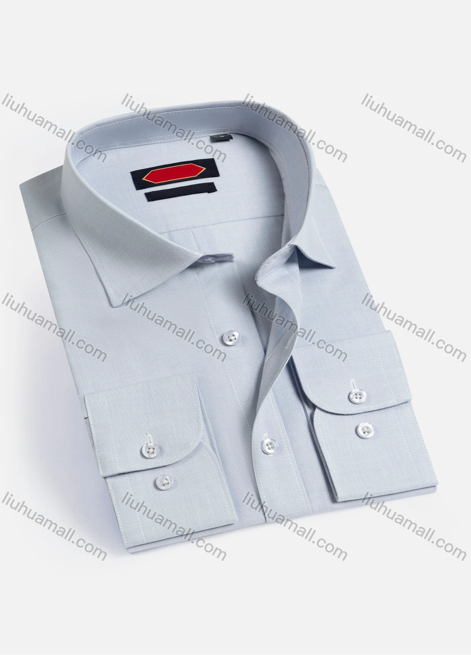 Wholesale Men's Casual Plain Long Sleeve Shirts 6922-2# - Liuhuamall