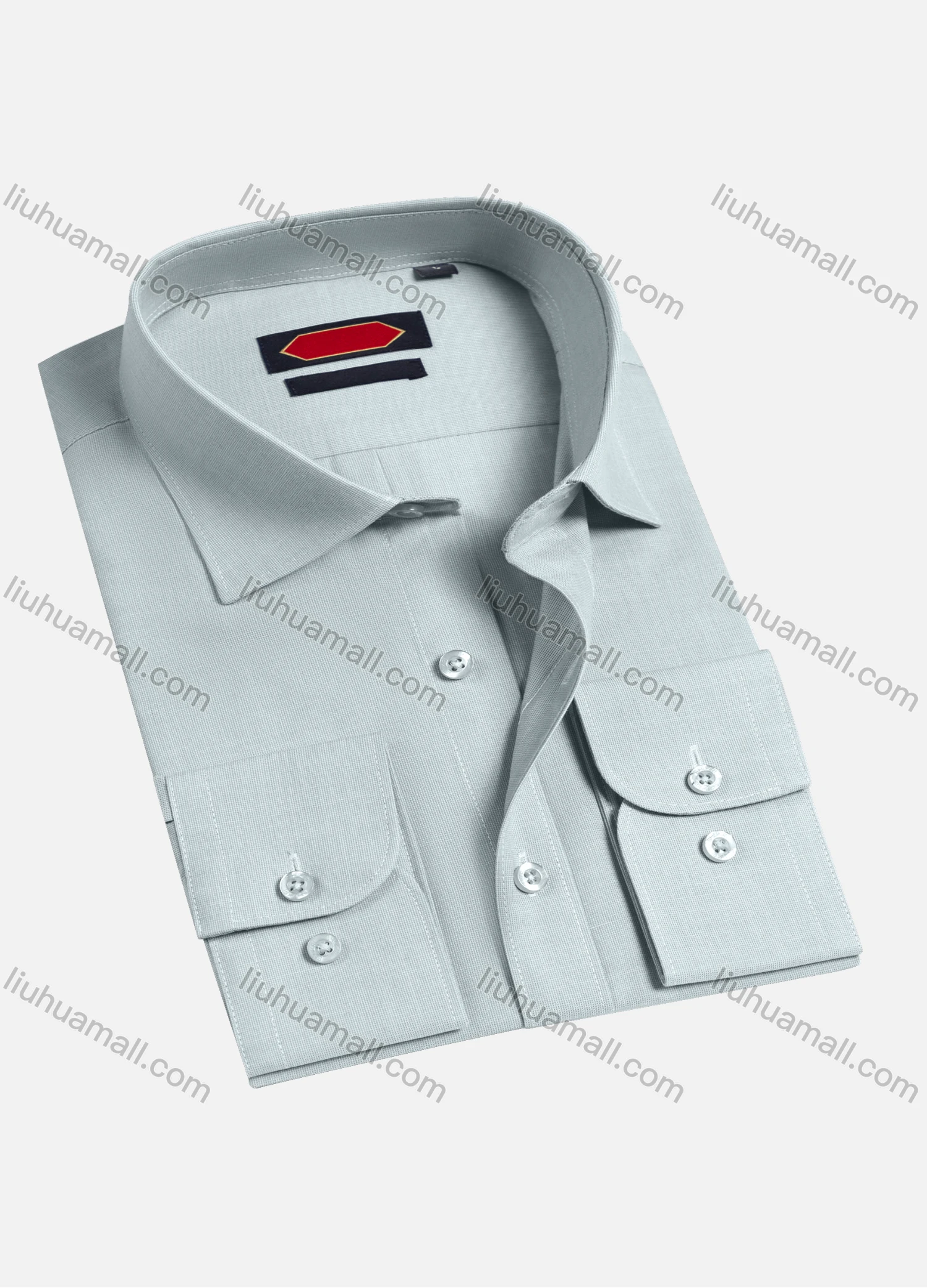 Wholesale Men's Casual Plain Long Sleeve Shirts 6922-2# - Liuhuamall