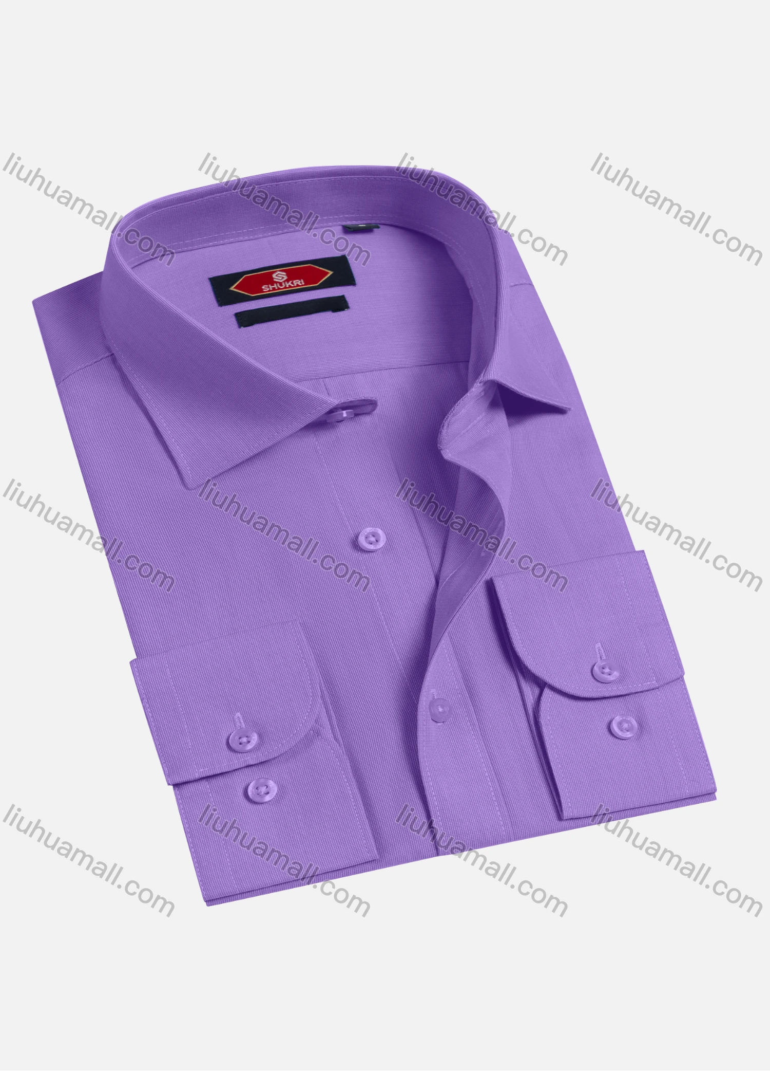 Wholesale Men's Casual Plain Long Sleeve Shirts 6922-11# - Liuhuamall