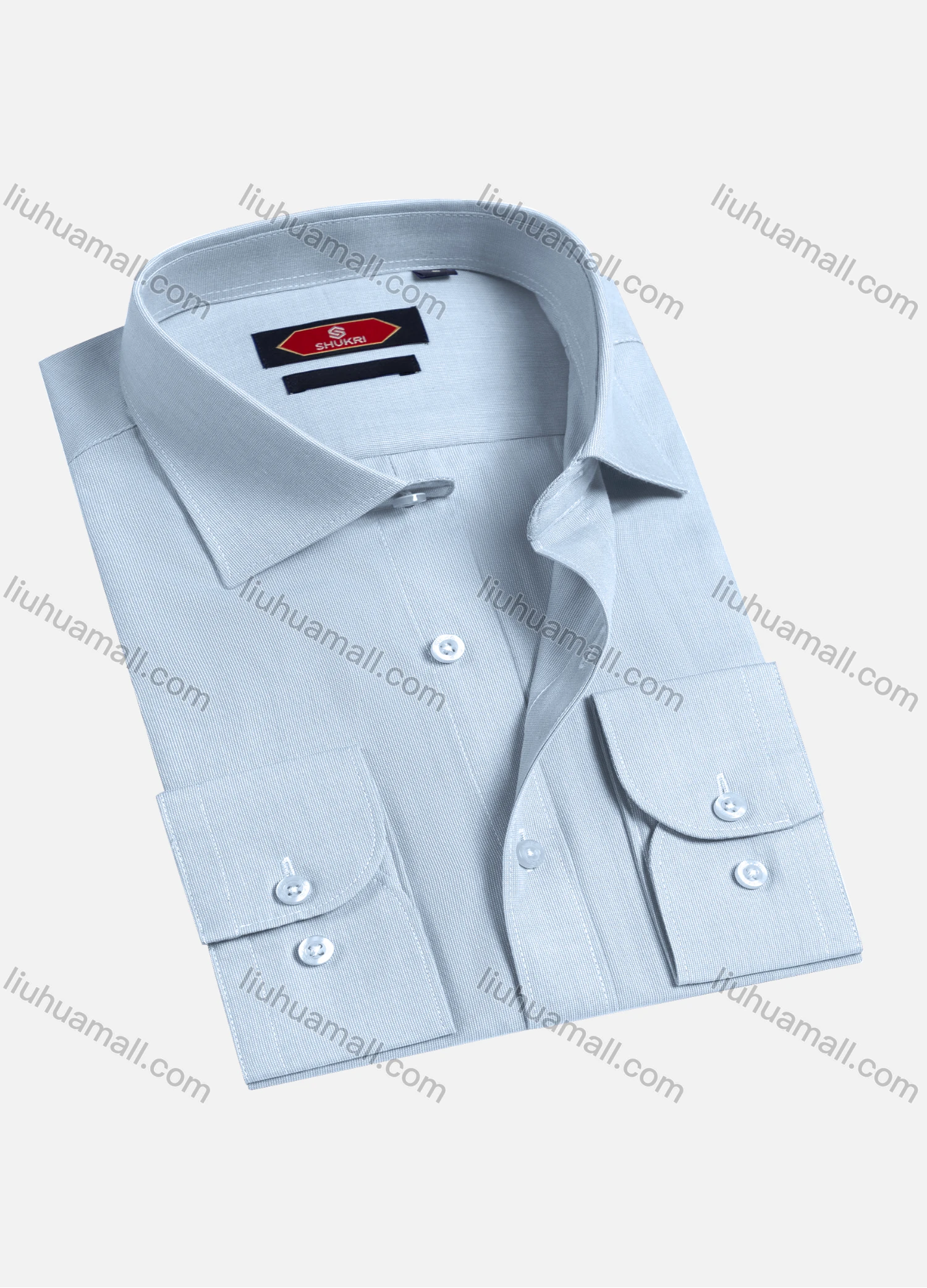 Wholesale Men's Casual Plain Long Sleeve Shirts 6922-11# - Liuhuamall