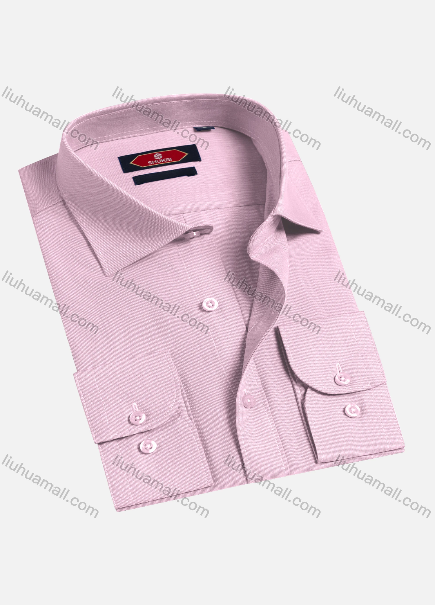 Wholesale Men's Casual Plain Long Sleeve Shirts 6922-11# - Liuhuamall