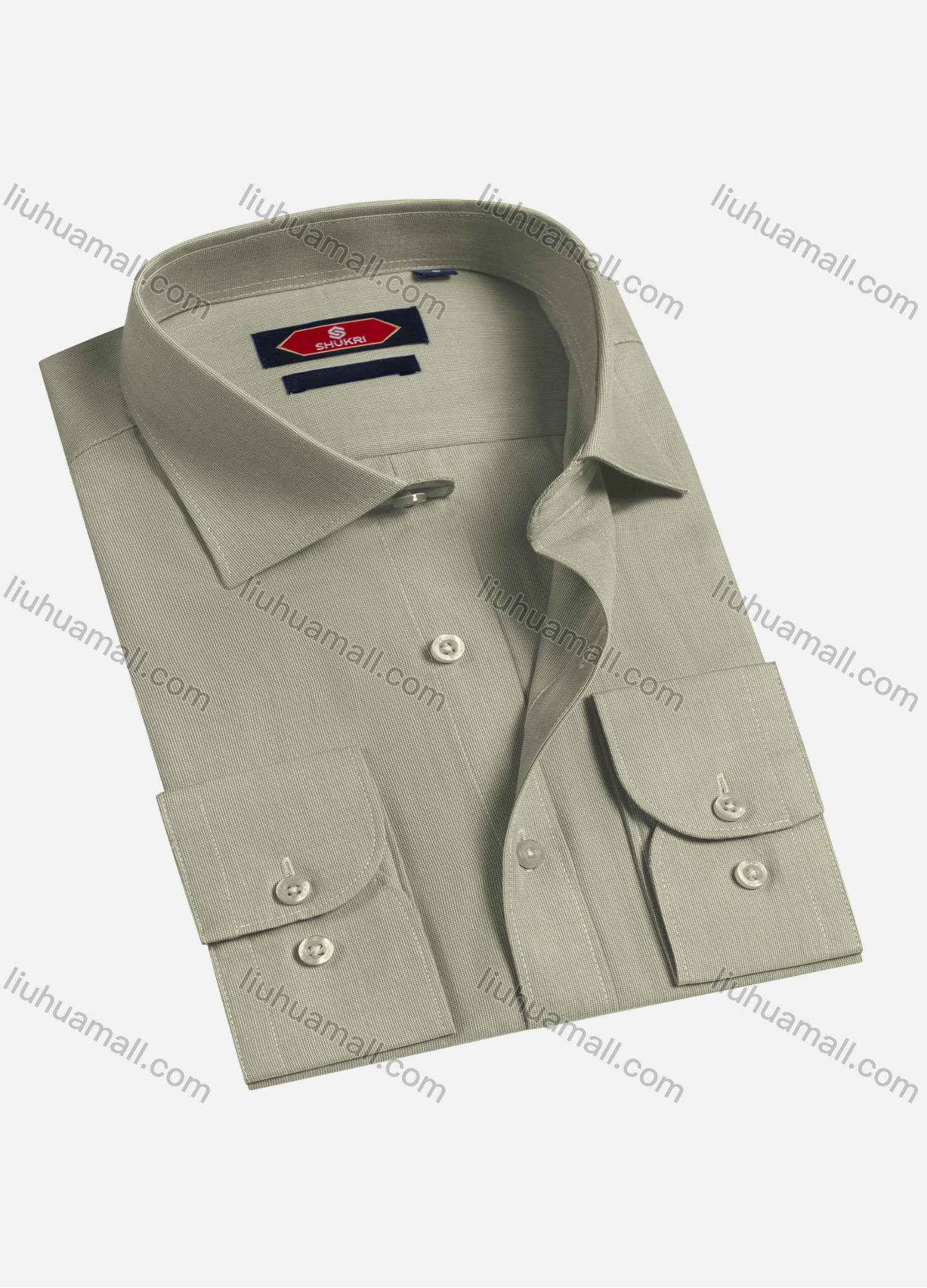 Wholesale Men's Casual Plain Long Sleeve Shirts 6922-11# - Liuhuamall