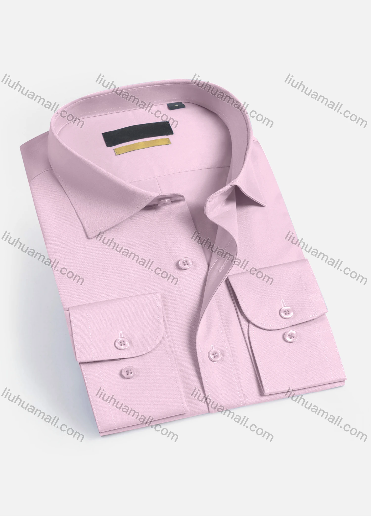 Wholesale Men's Casual Plain Long Sleeve Shirts 2102-16# - Liuhuamall