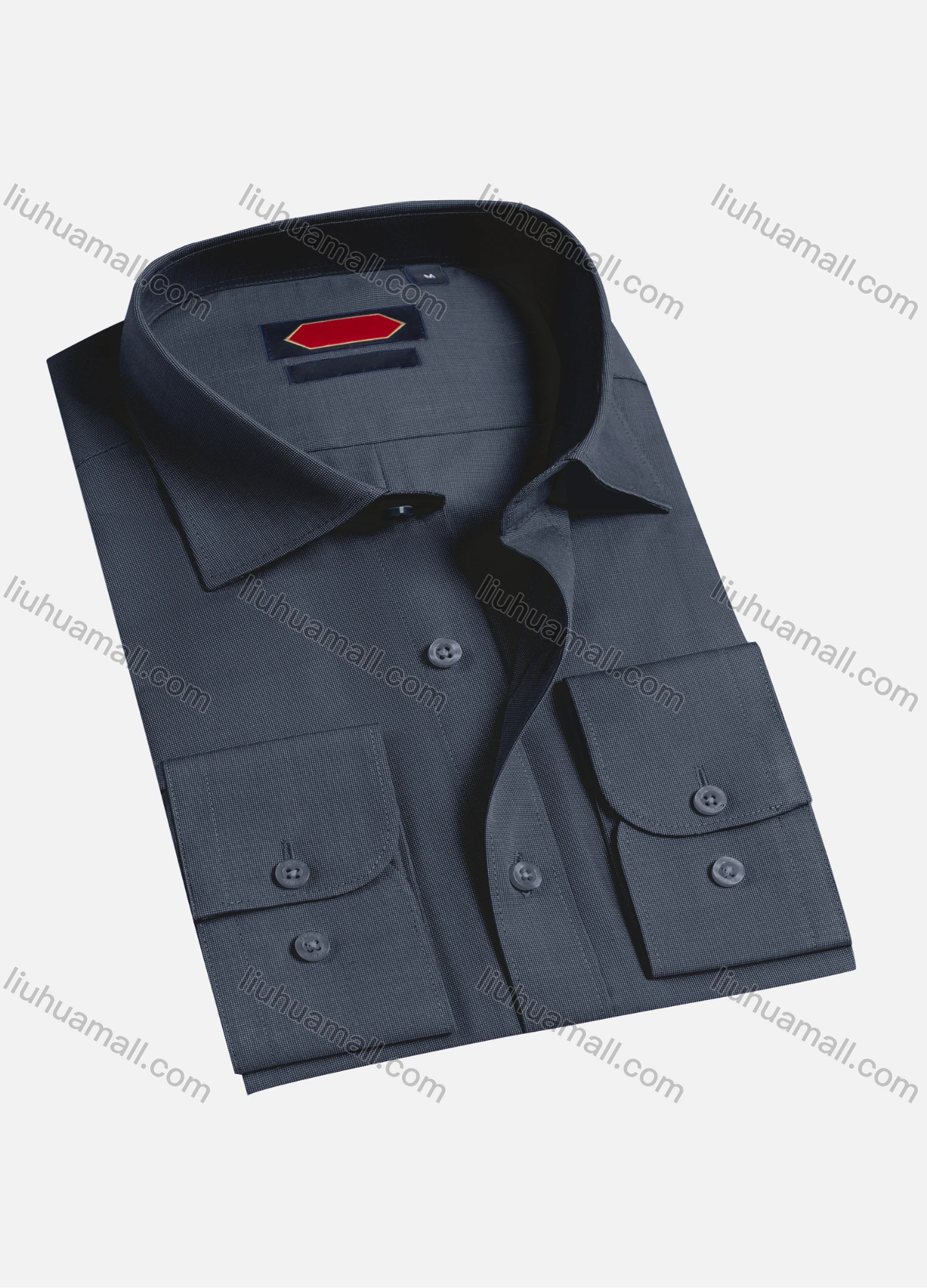 Wholesale Men's Casual Plain Long Sleeve Shirts 2019-7# - Liuhuamall