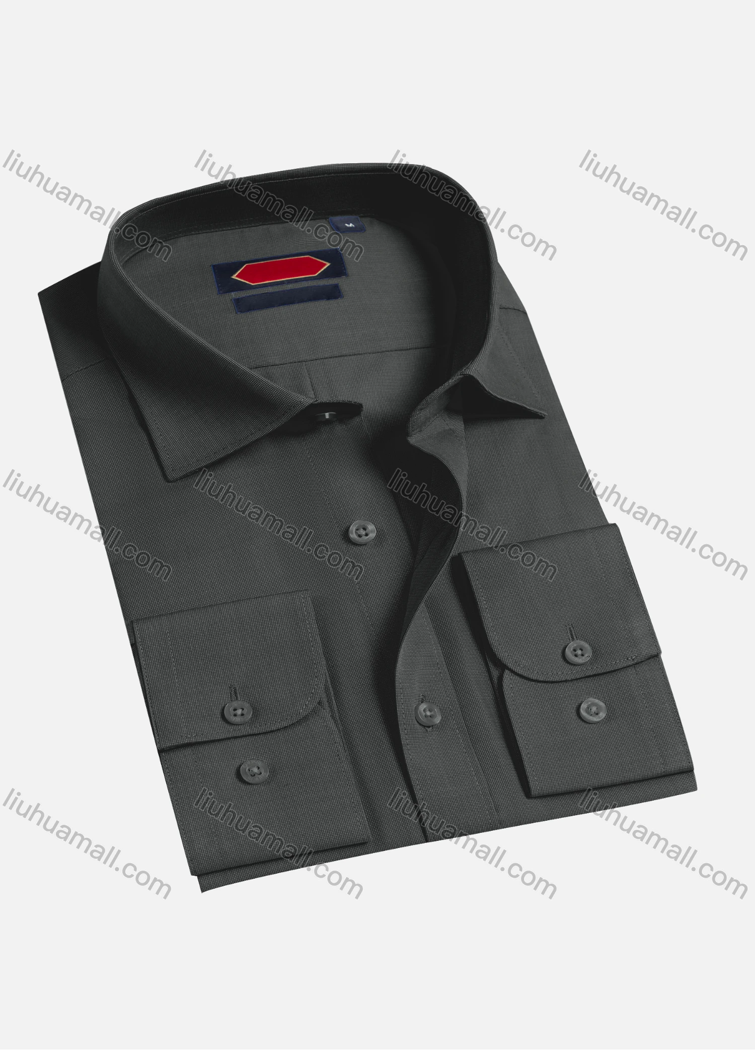 Wholesale Men's Casual Plain Long Sleeve Shirts 2019-7# - Liuhuamall