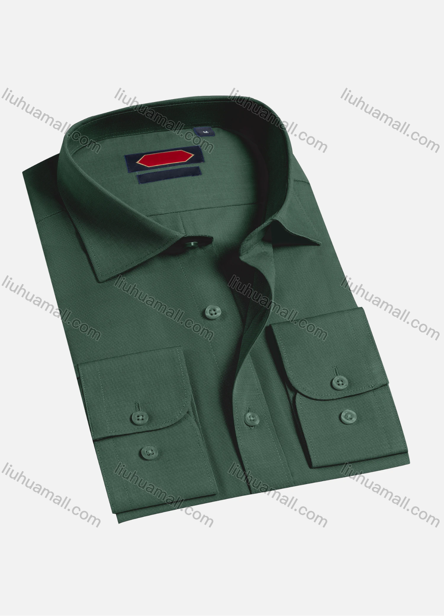 Wholesale Men's Casual Plain Long Sleeve Shirts 2019-7# - Liuhuamall