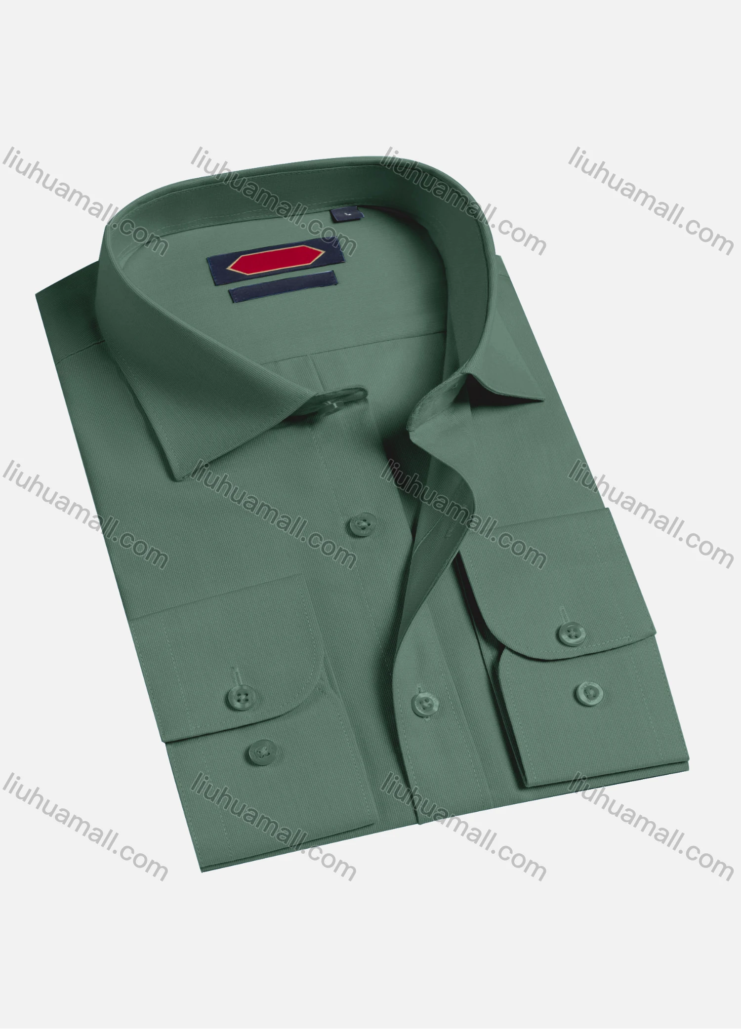 Wholesale Men's Casual Plain Long Sleeve Shirts 2019-5# - Liuhuamall