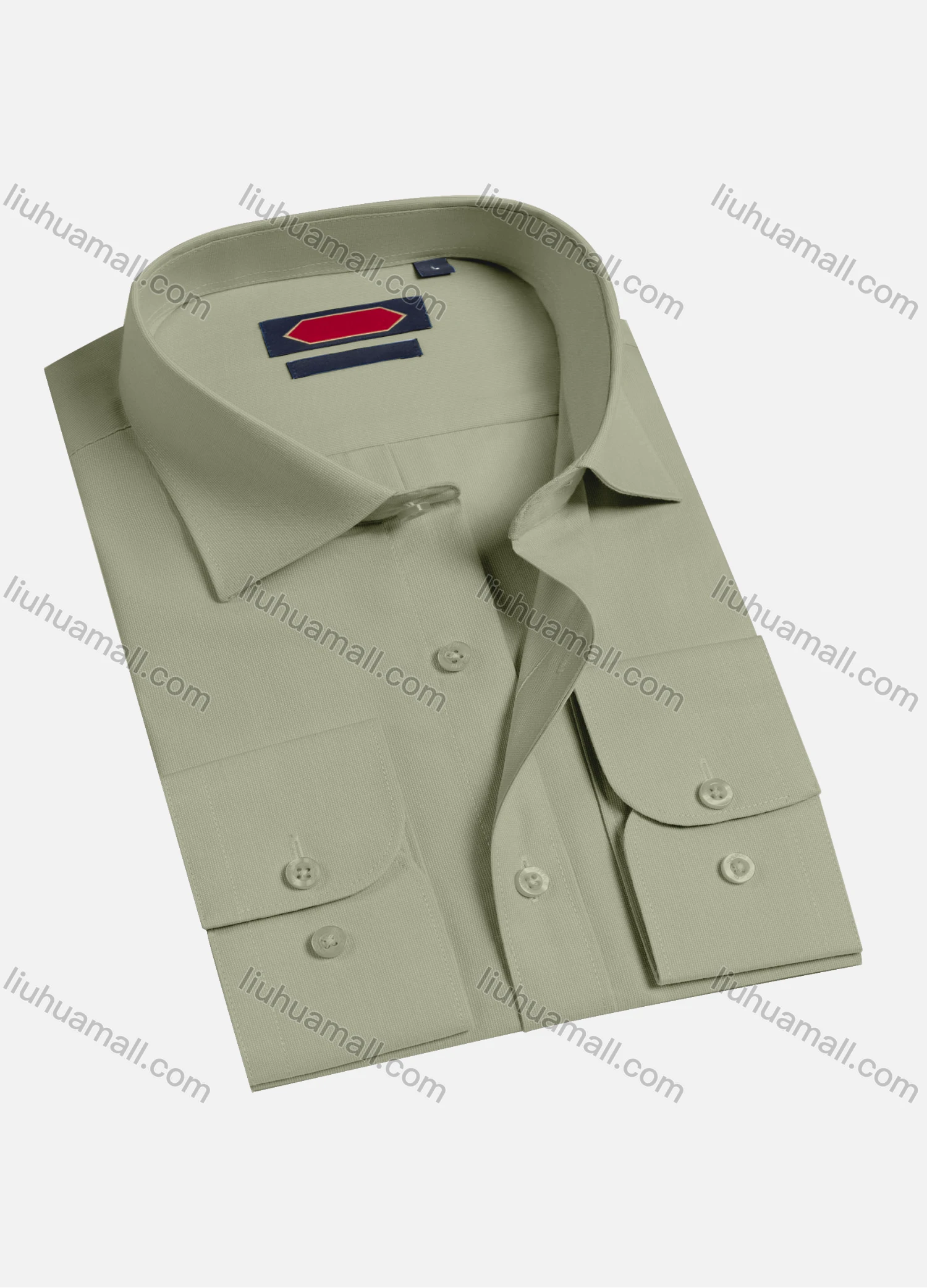 Wholesale Men's Casual Plain Long Sleeve Shirts 2019-5# - Liuhuamall