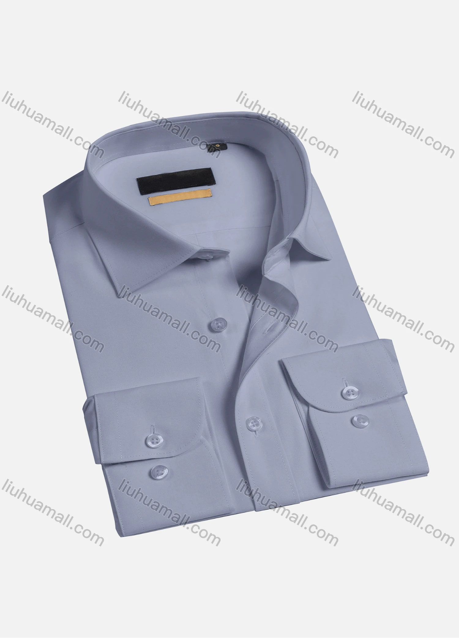 Wholesale Men's Casual Plain Long Sleeve Shirts 1977-1# - Liuhuamall