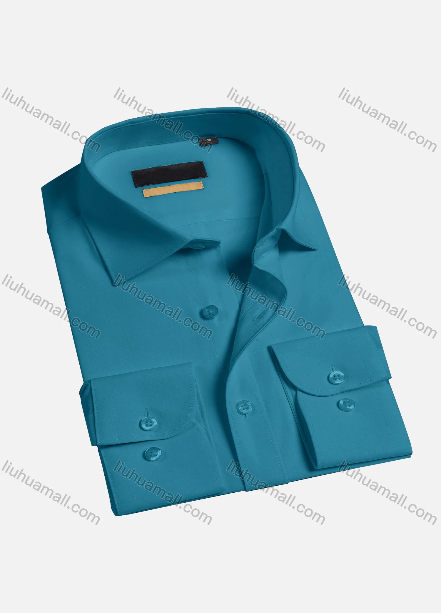 Wholesale Men's Casual Plain Long Sleeve Shirts 1977-1# - Liuhuamall