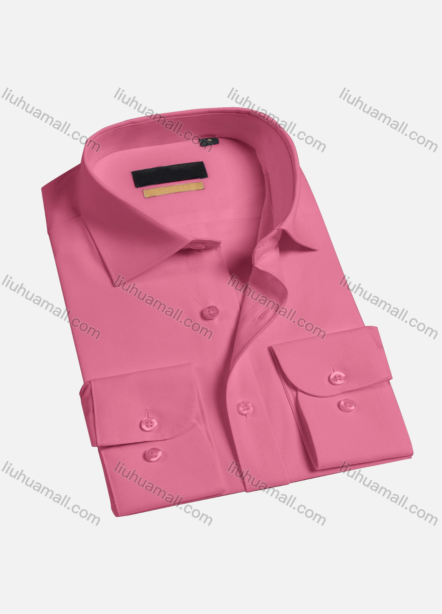 Wholesale Men's Casual Plain Long Sleeve Shirts 1977-1# - Liuhuamall