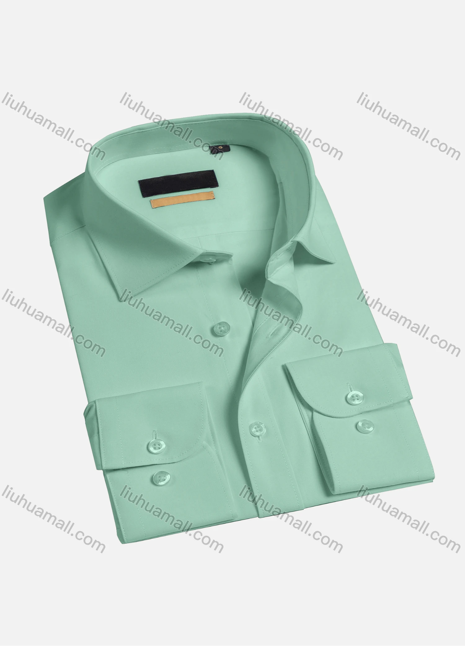 Wholesale Men's Casual Plain Long Sleeve Shirts 1977-1# - Liuhuamall