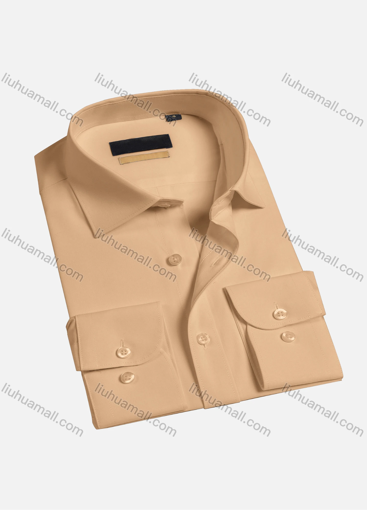 Wholesale Men's Casual Plain Long Sleeve Shirts 1977-1# - Liuhuamall