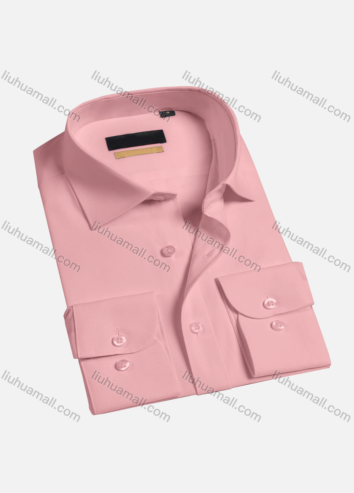 Wholesale Men's Casual Plain Long Sleeve Shirts 1977-1# - Liuhuamall