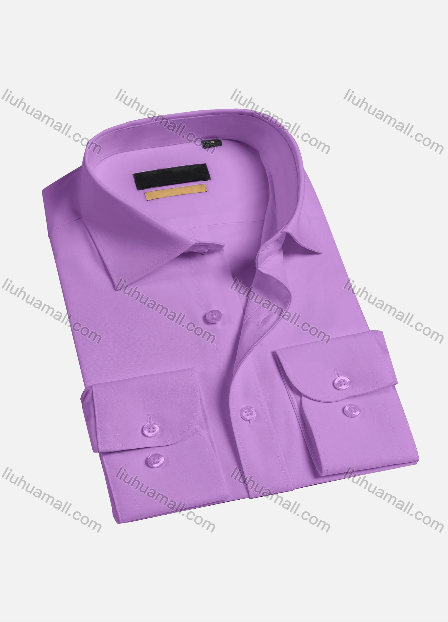 Wholesale Men's Casual Plain Long Sleeve Shirts 1977-1# - Liuhuamall