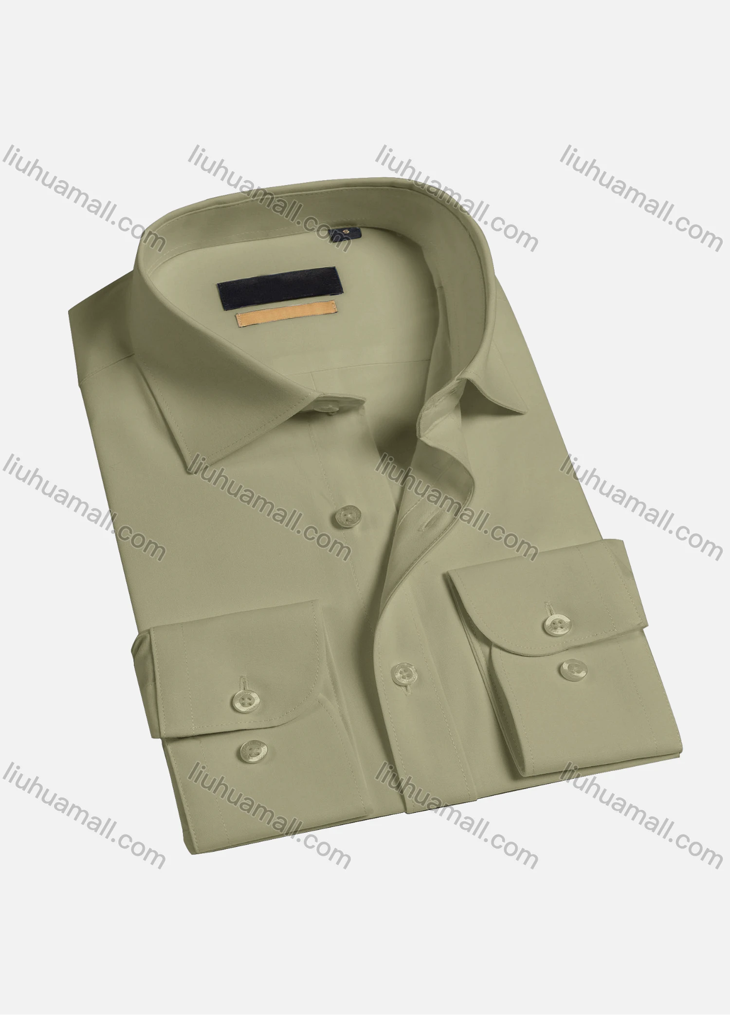 Wholesale Men's Casual Plain Long Sleeve Shirts 1977-1# - Liuhuamall