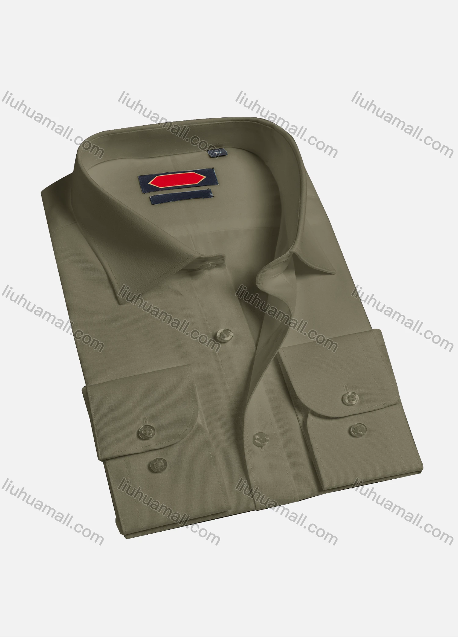 Wholesale Men's Casual Plain Long Sleeve Shirts 1906-1# - Liuhuamall