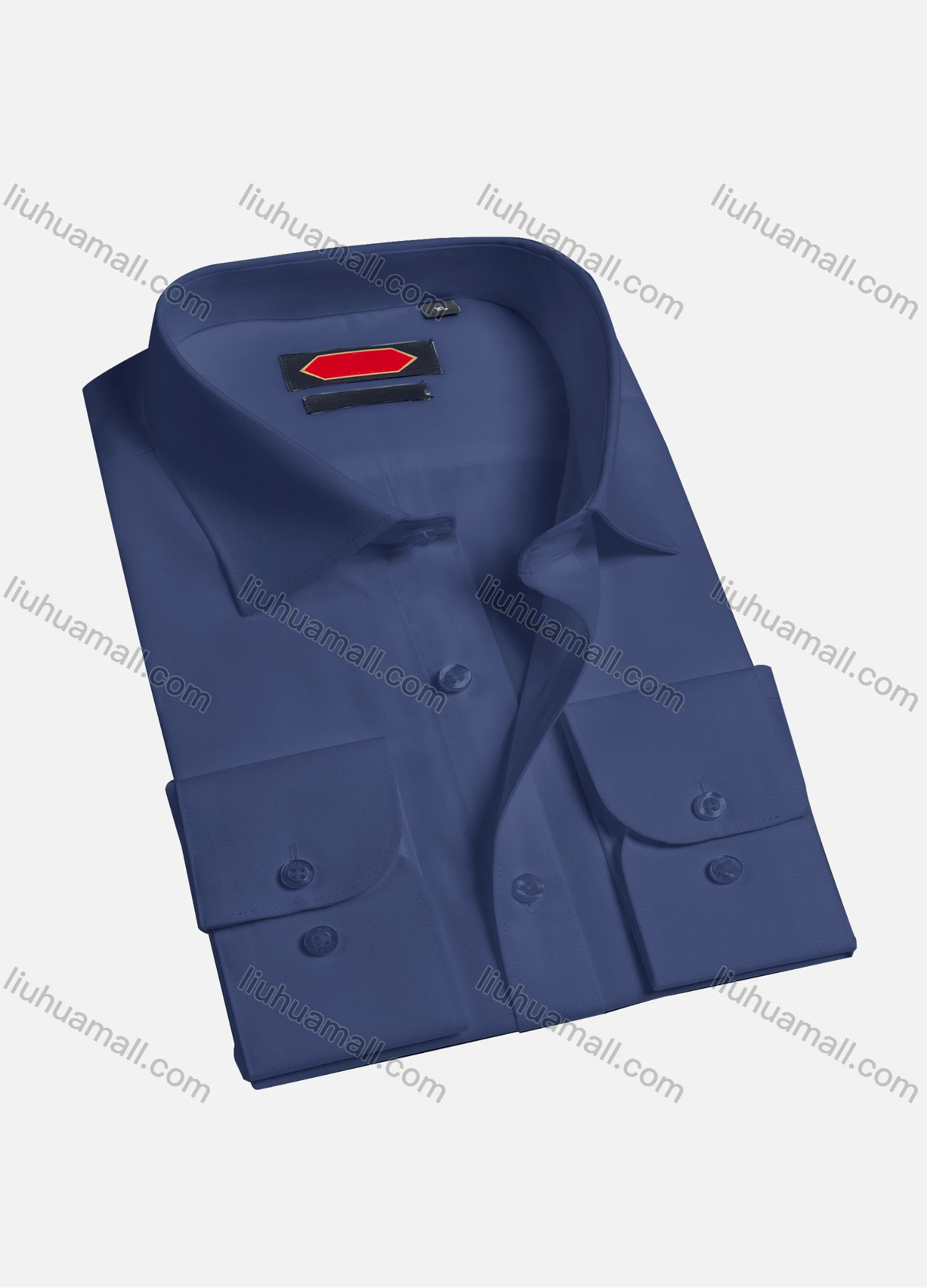 Wholesale Men's Casual Plain Long Sleeve Shirts 1906-1# - Liuhuamall