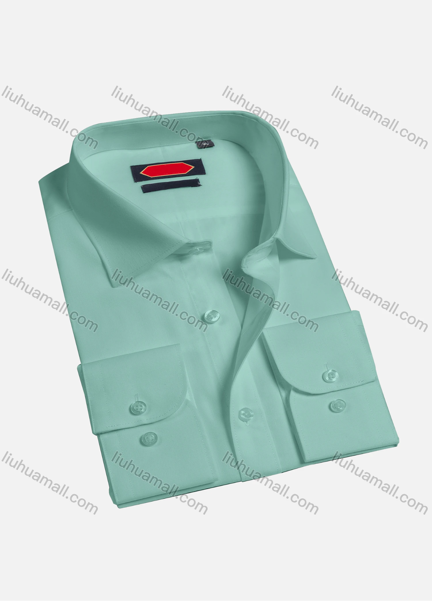 Wholesale Men's Casual Plain Long Sleeve Shirts 1906-1# - Liuhuamall