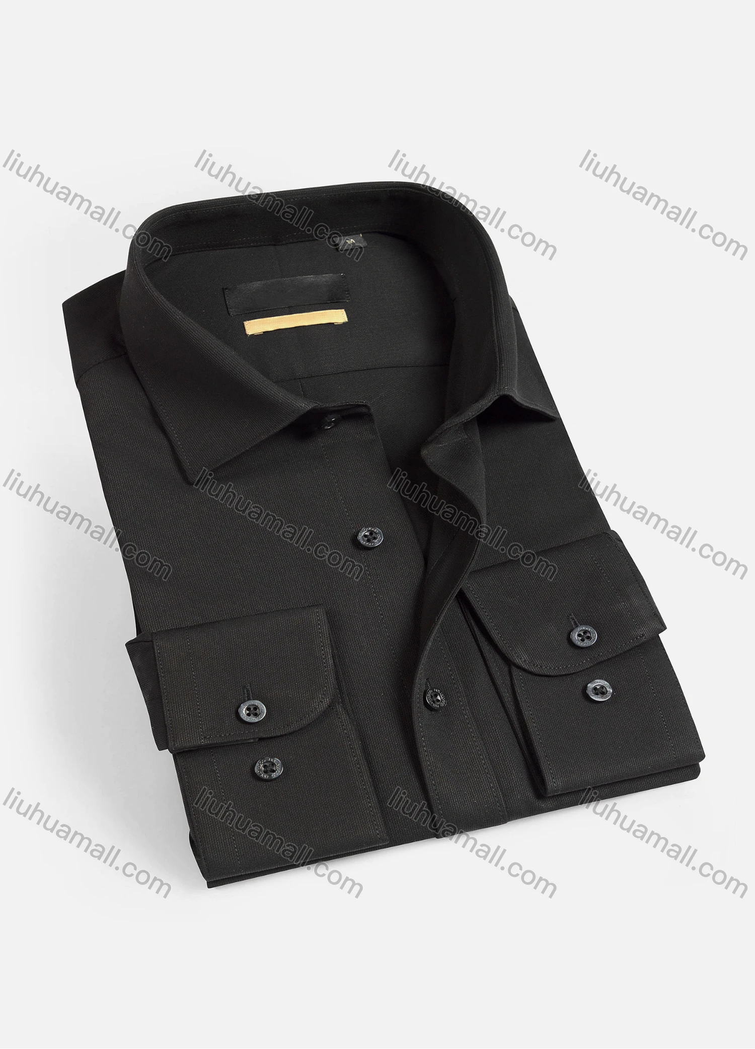 Wholesale Men's Casual Plain Long Sleeve Shirts 1901-12# - Liuhuamall