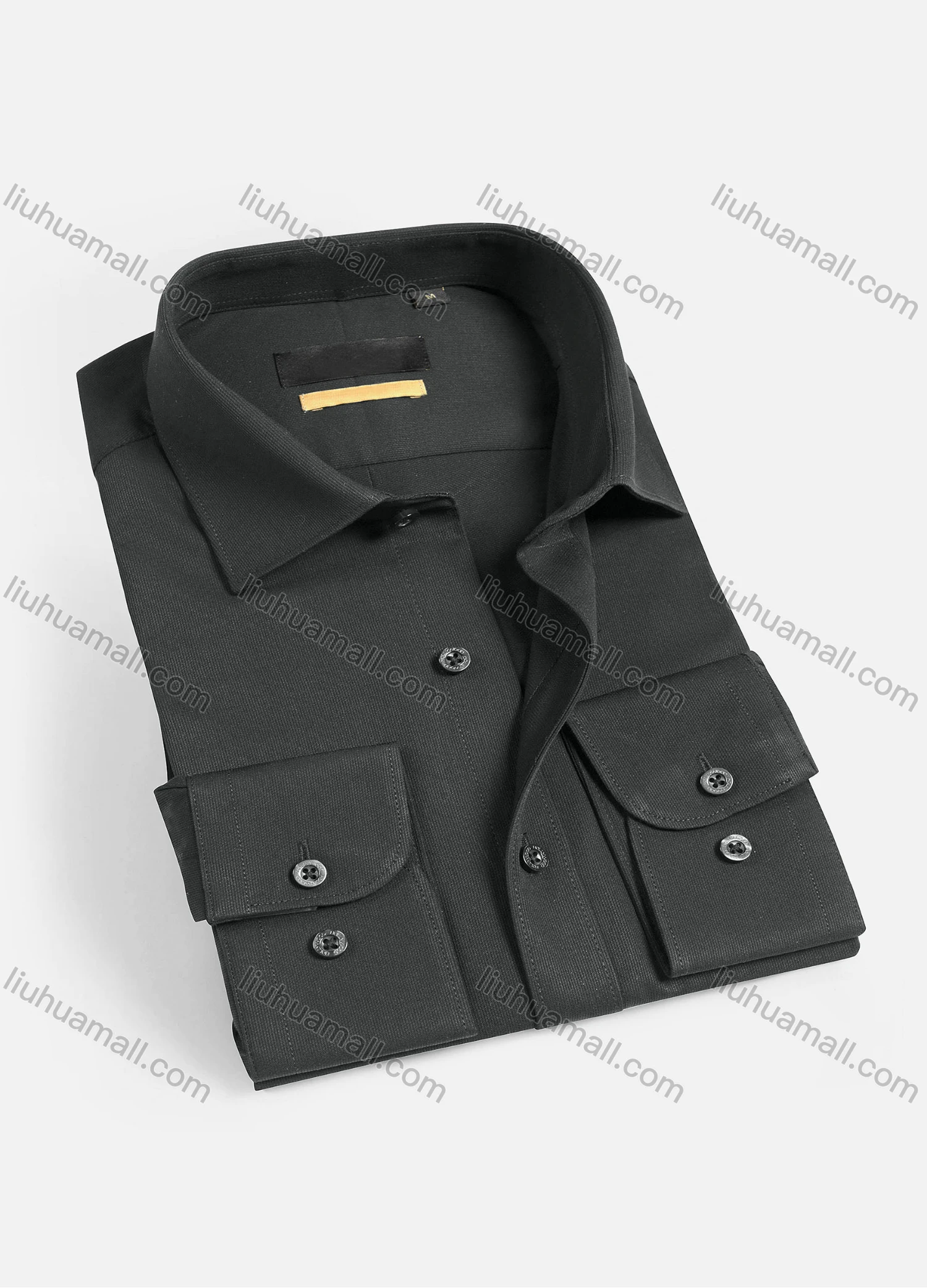 Wholesale Men's Casual Plain Long Sleeve Shirts 1901-12# - Liuhuamall