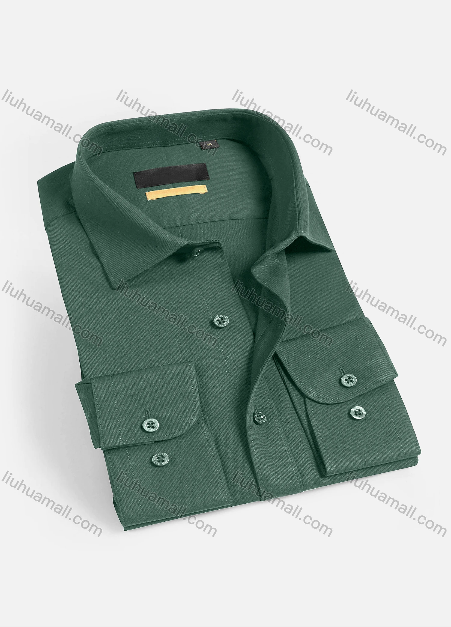Wholesale Men's Casual Plain Long Sleeve Shirts 1901-12# - Liuhuamall