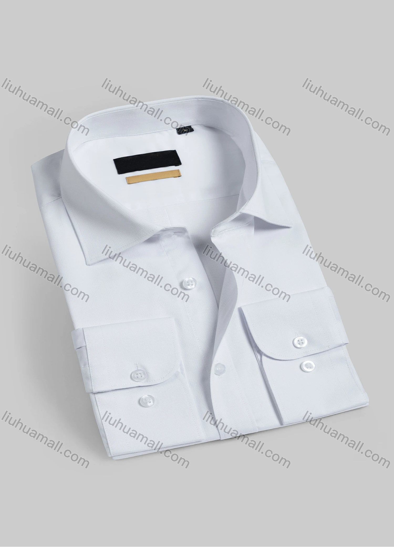 Wholesale Men's Casual Plain Long Sleeve Shirts 1830-1# - Liuhuamall