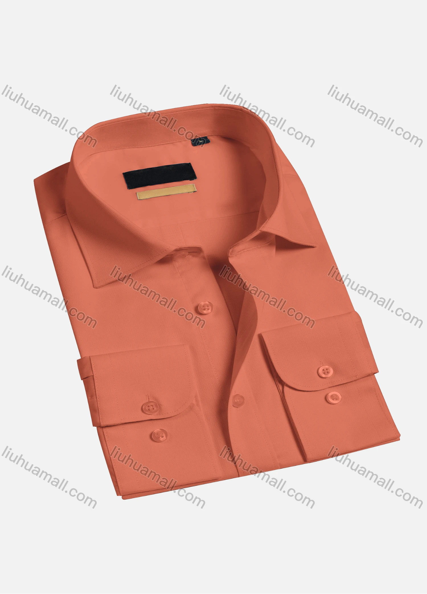 Wholesale Men's Casual Plain Long Sleeve Shirts 1830-1# - Liuhuamall