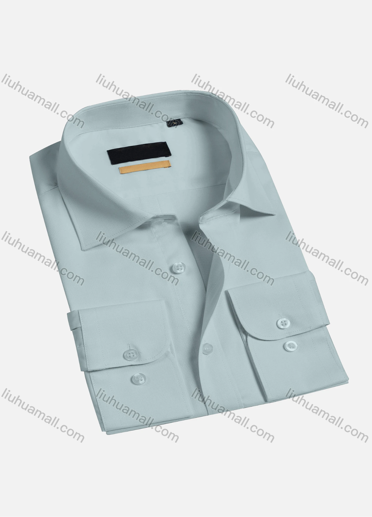 Wholesale Men's Casual Plain Long Sleeve Shirts 1830-1# - Liuhuamall