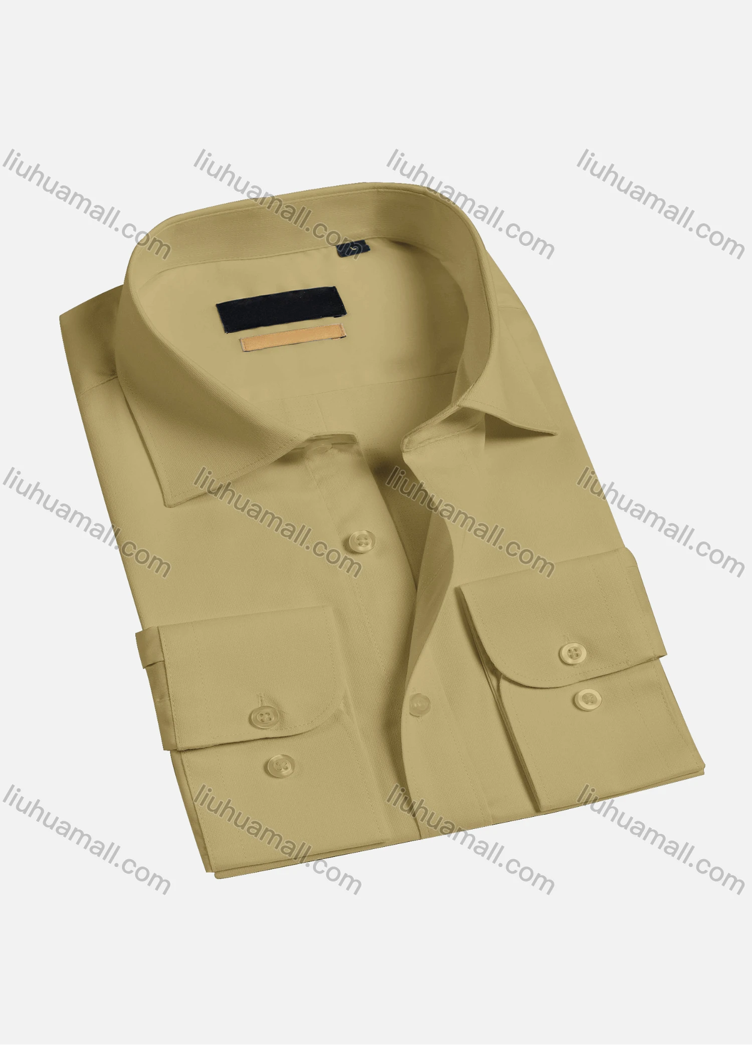 Wholesale Men's Casual Plain Long Sleeve Shirts 1830-1# - Liuhuamall
