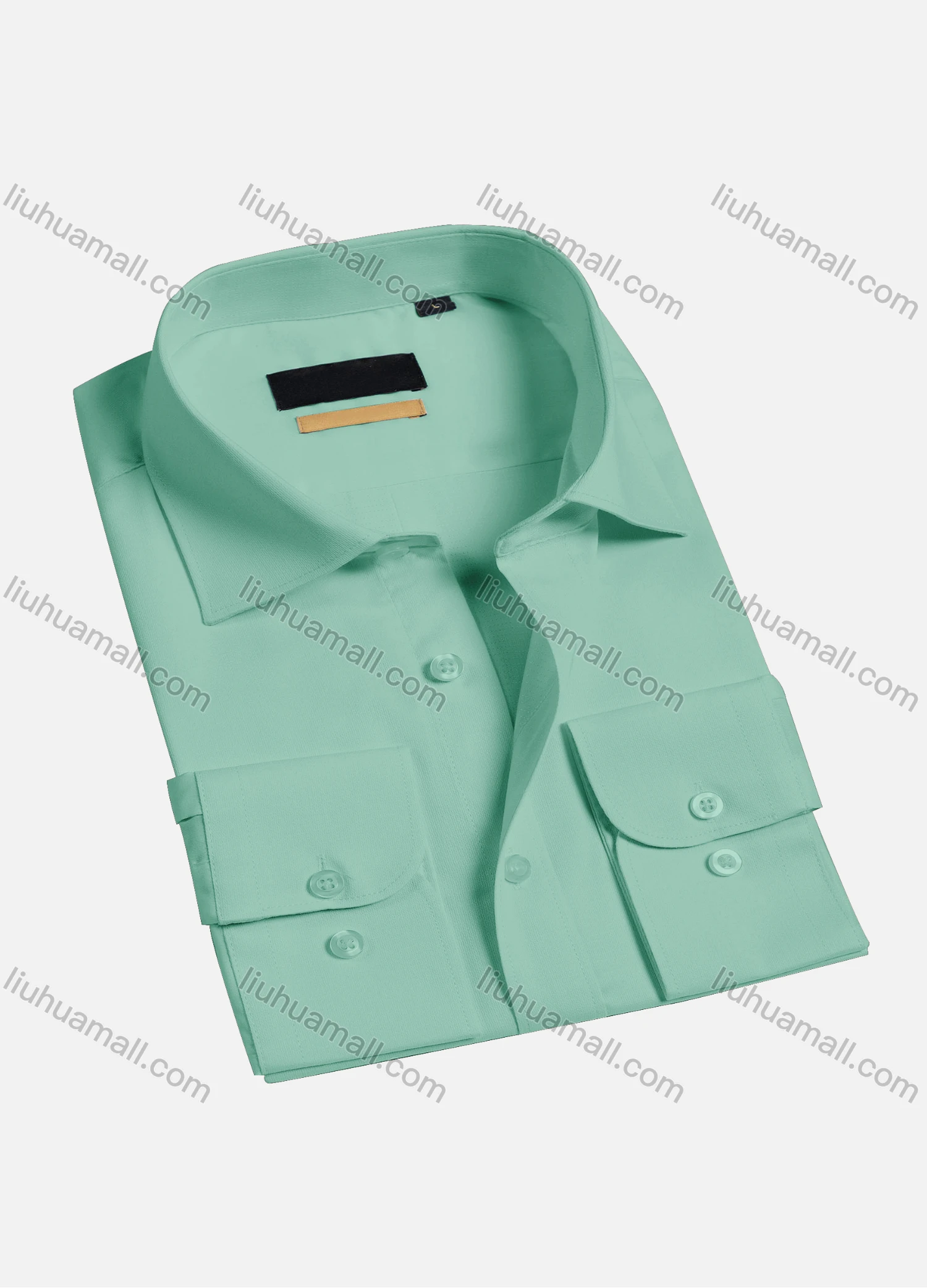 Wholesale Men's Casual Plain Long Sleeve Shirts 1830-1# - Liuhuamall