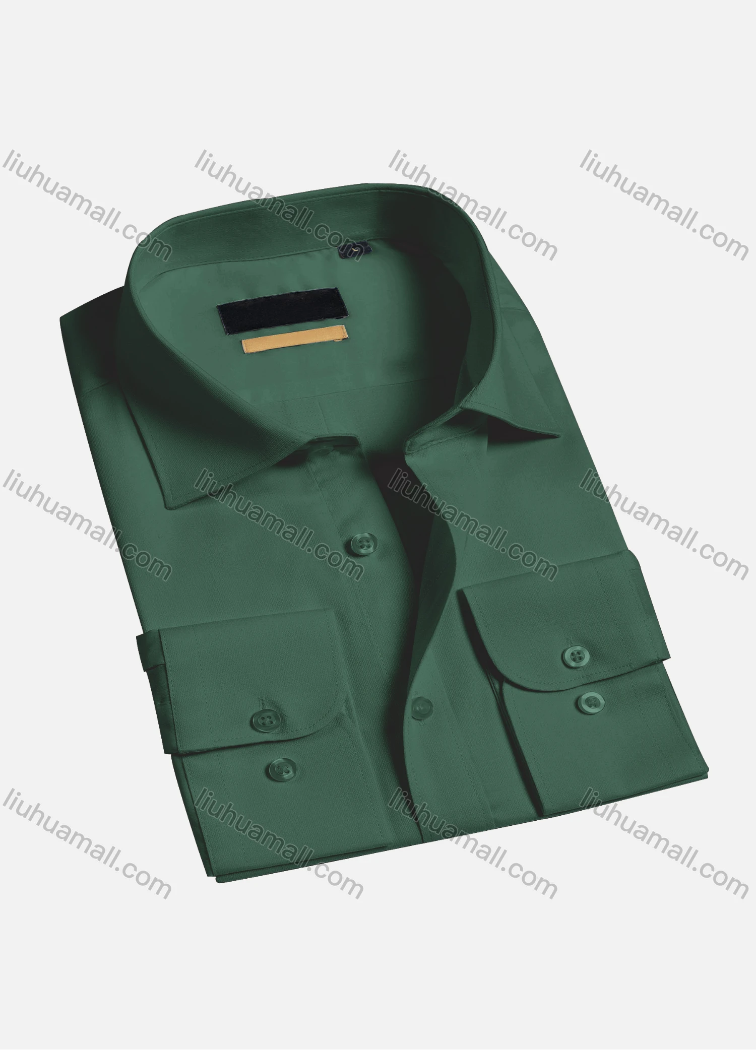 Wholesale Men's Casual Plain Long Sleeve Shirts 1830-1# - Liuhuamall