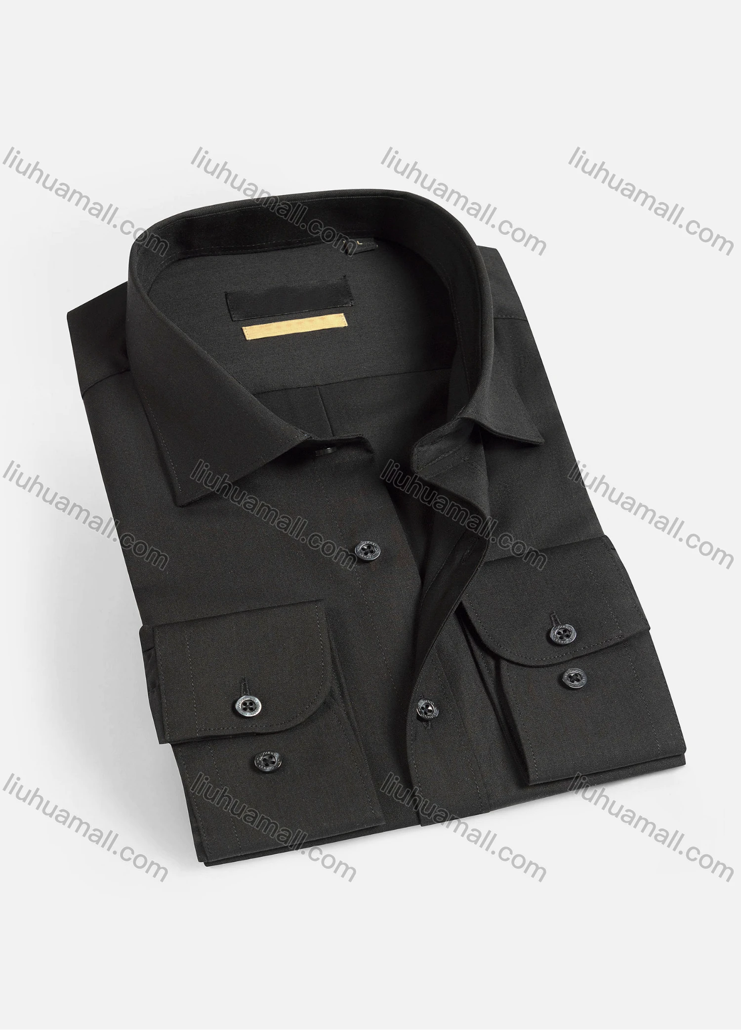 Wholesale Men's Casual Plain Long Sleeve Shirts 1654-2# - Liuhuamall
