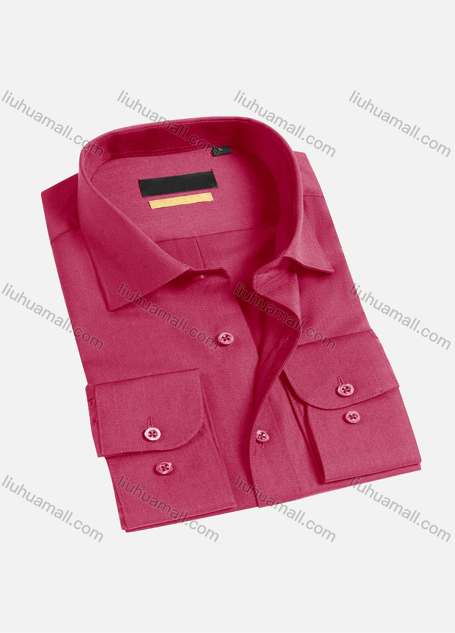 Wholesale Men's Casual Plain Long Sleeve Shirts 1654-2# - Liuhuamall