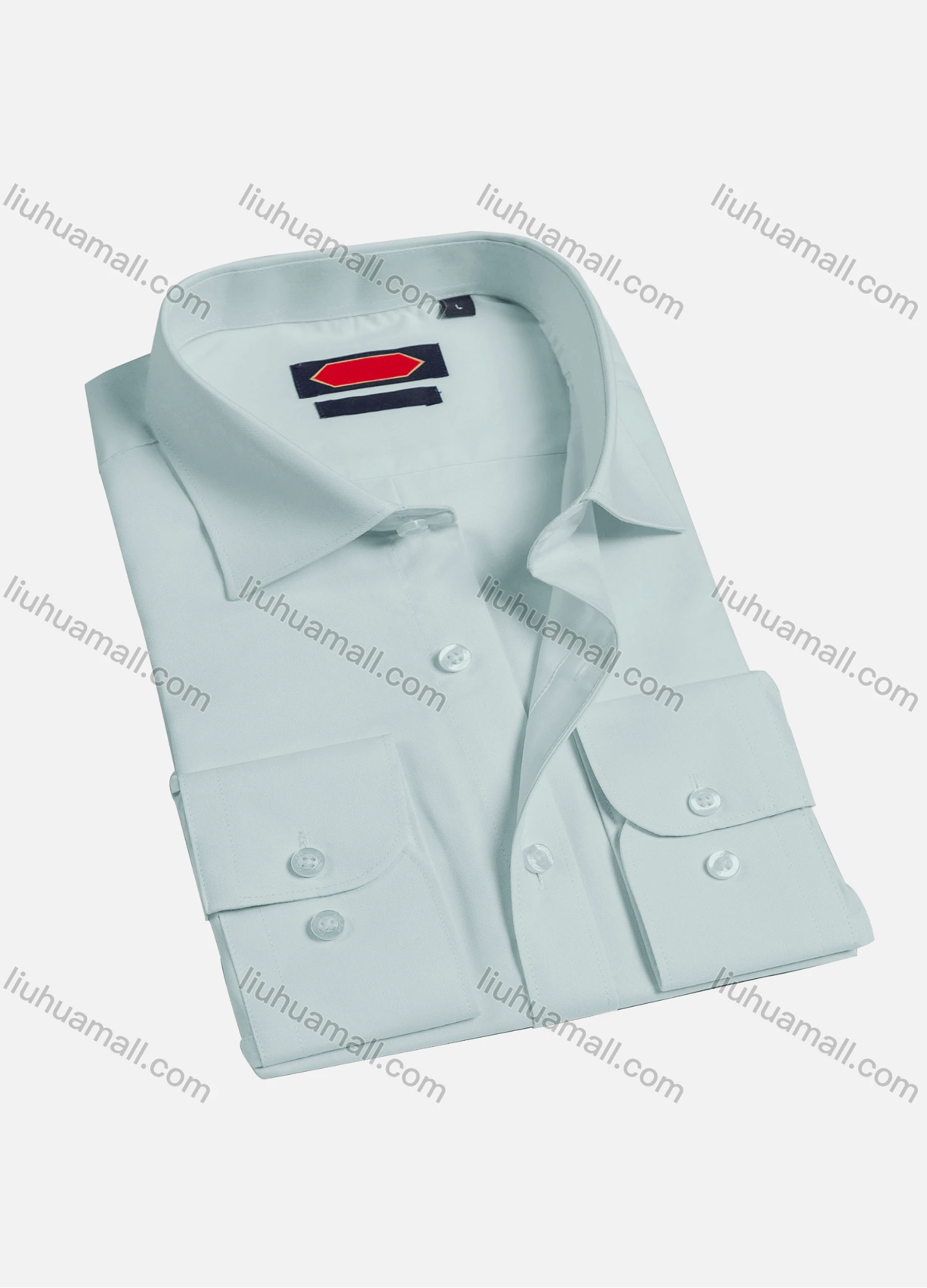 Wholesale Men's Casual Plain Long Sleeve Shirts 0018-1# - Liuhuamall