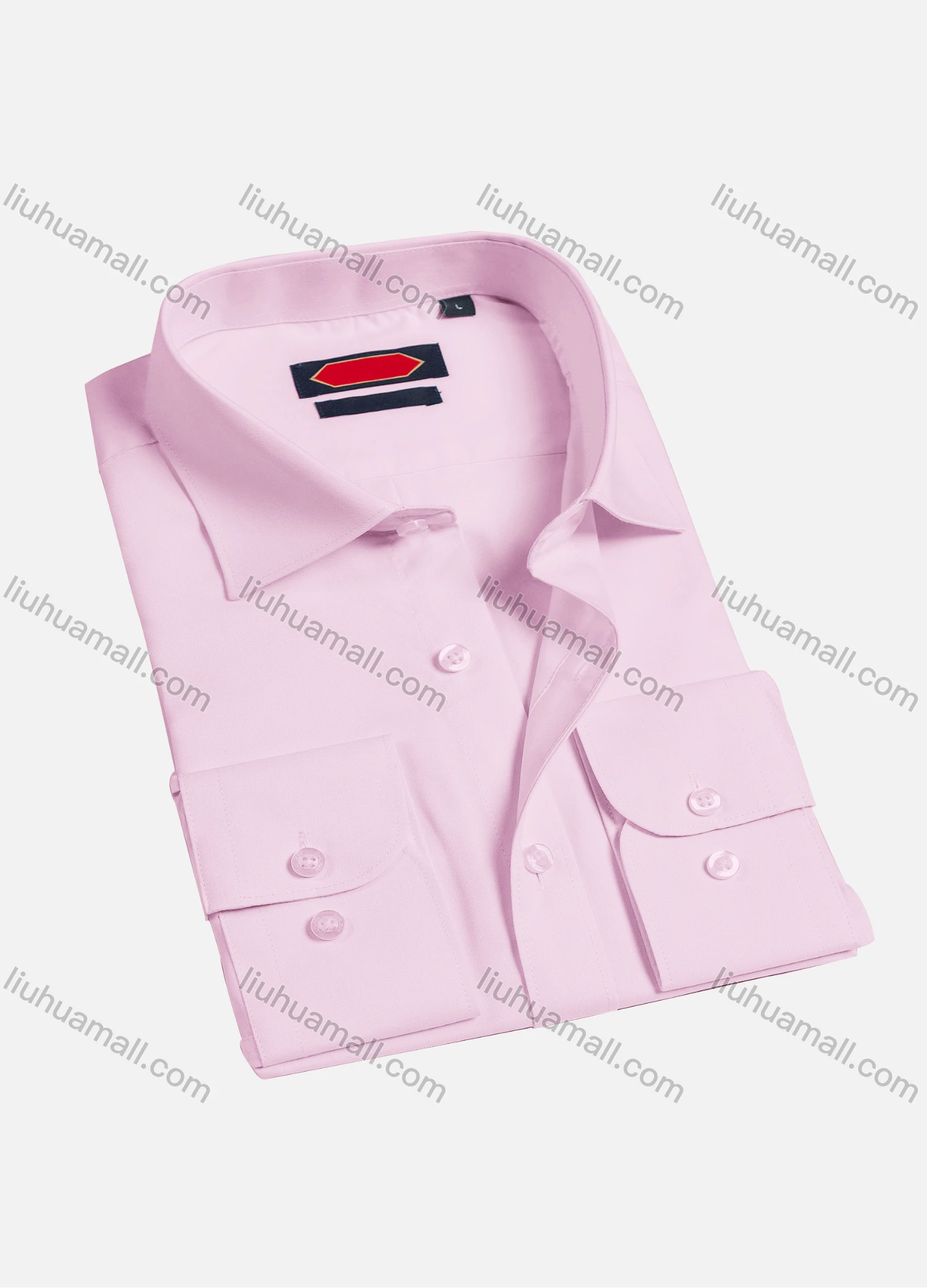 Wholesale Men's Casual Plain Long Sleeve Shirts 0018-1# - Liuhuamall