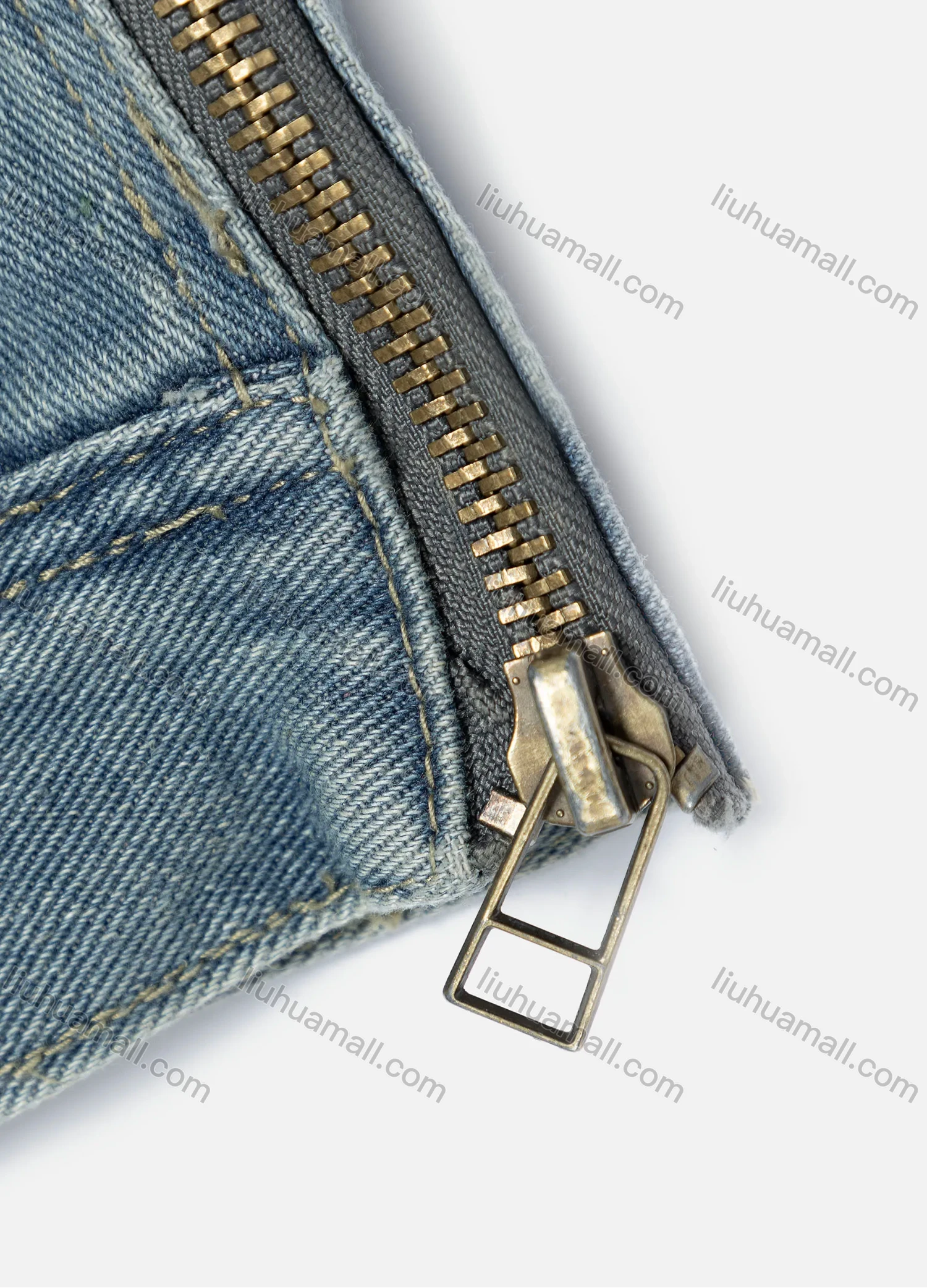Wholesale Women's Casual Plain Distressed Drop Shoulder Pockets Buttons Down Denim Jacket - Liuhuamall