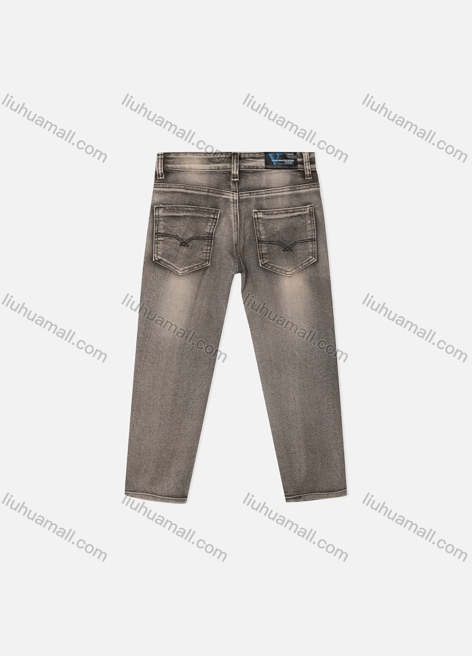 Wholesale Boy's Casual Distressed Straight Leg Ankle Length Jean - Liuhuamall