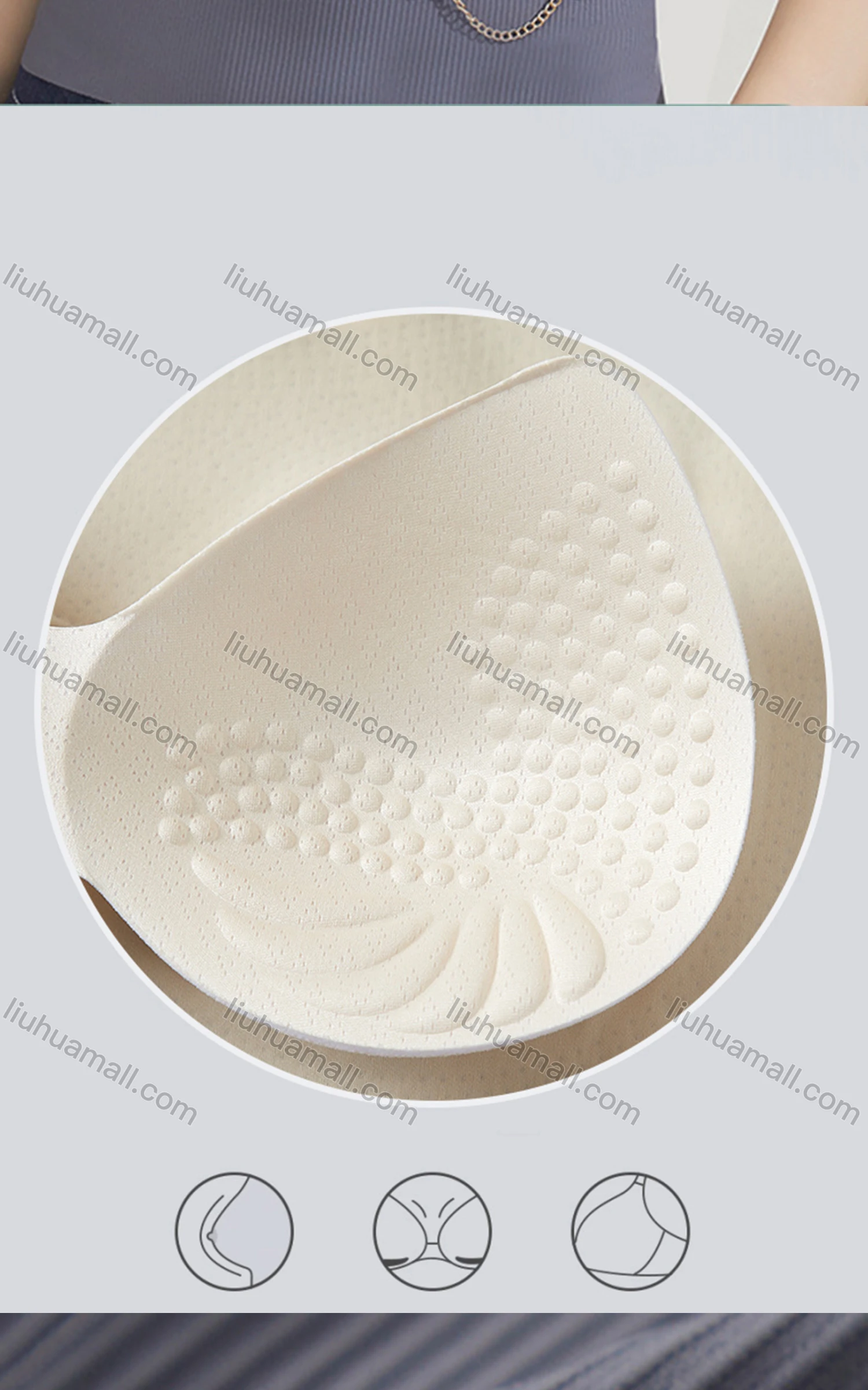 Wholesale Women's Basics Plain Breathable Ribbed With Chain Decor Camisole 606# - Liuhuamall