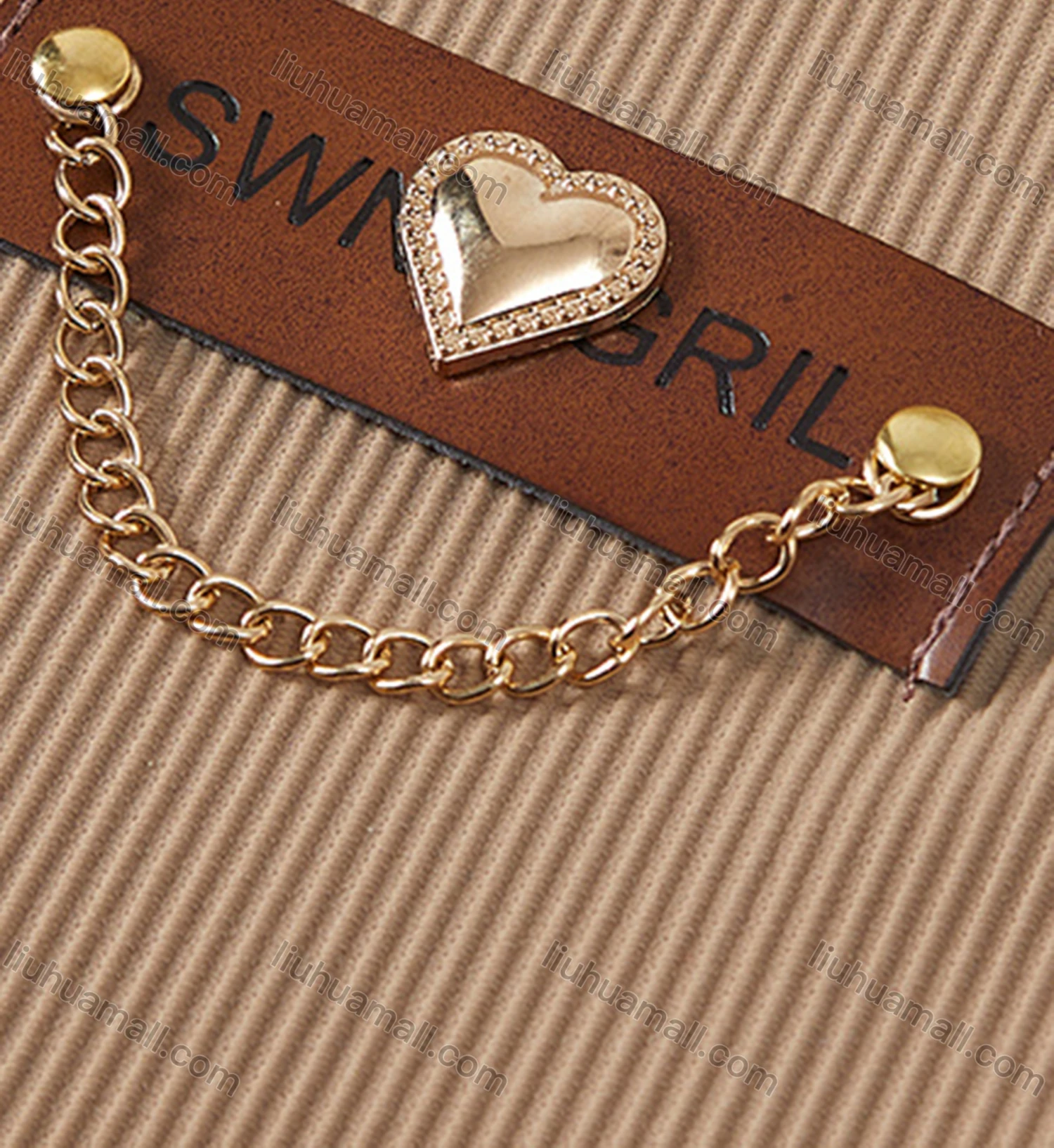 Wholesale Women's Basics Plain Breathable Ribbed With Chain Decor Camisole 606# - Liuhuamall