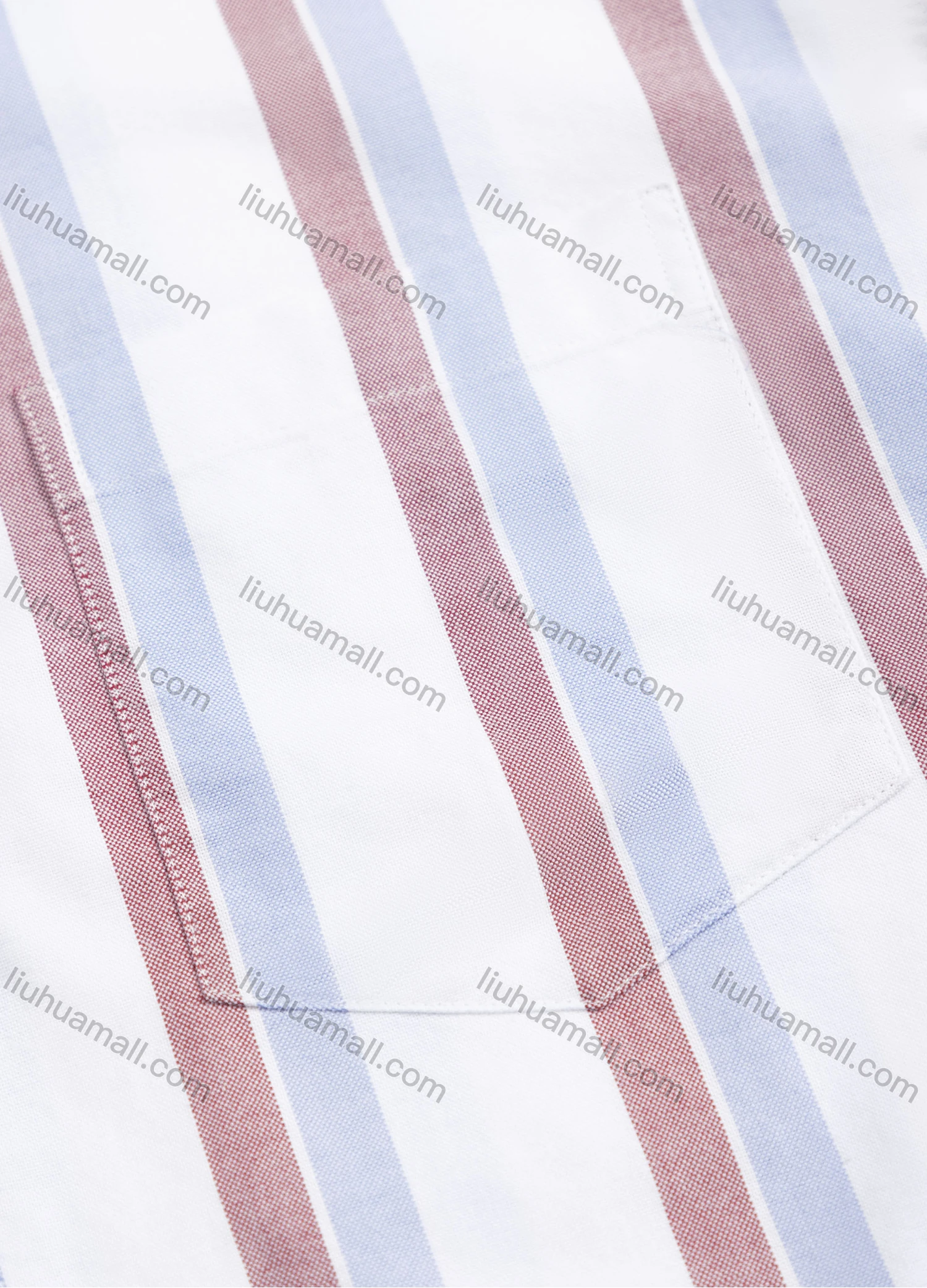 Wholesale Men's Casual Striped Buttons Down Long Sleeve Shirt - Liuhuamall