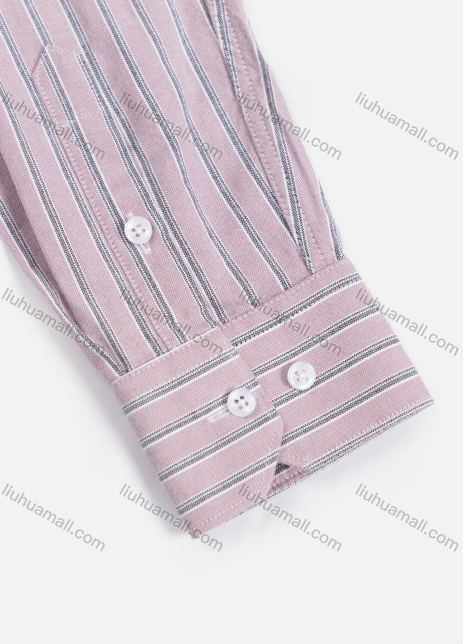 Wholesale Men's Casual Striped Buttons Down Long Sleeve Shirt - Liuhuamall